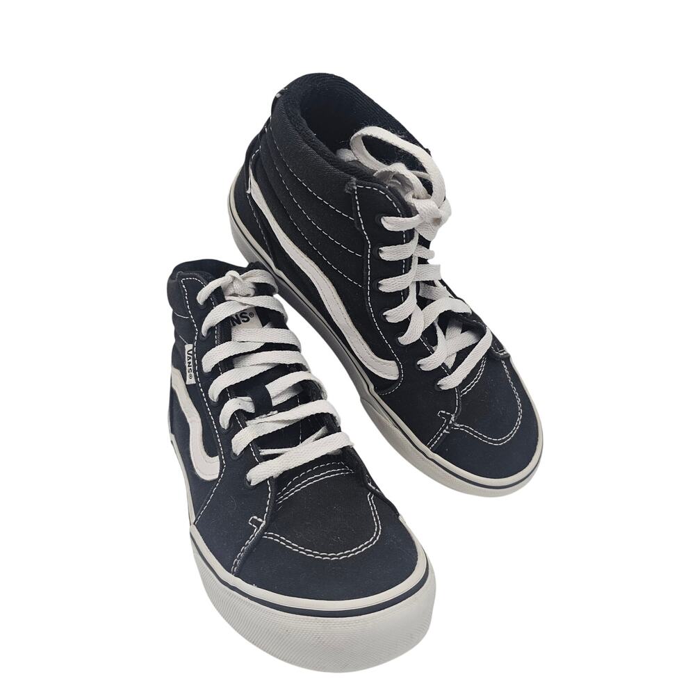Vans Ward Hi Kids Youth Black/White Youth 3.0 / Women's 4.5